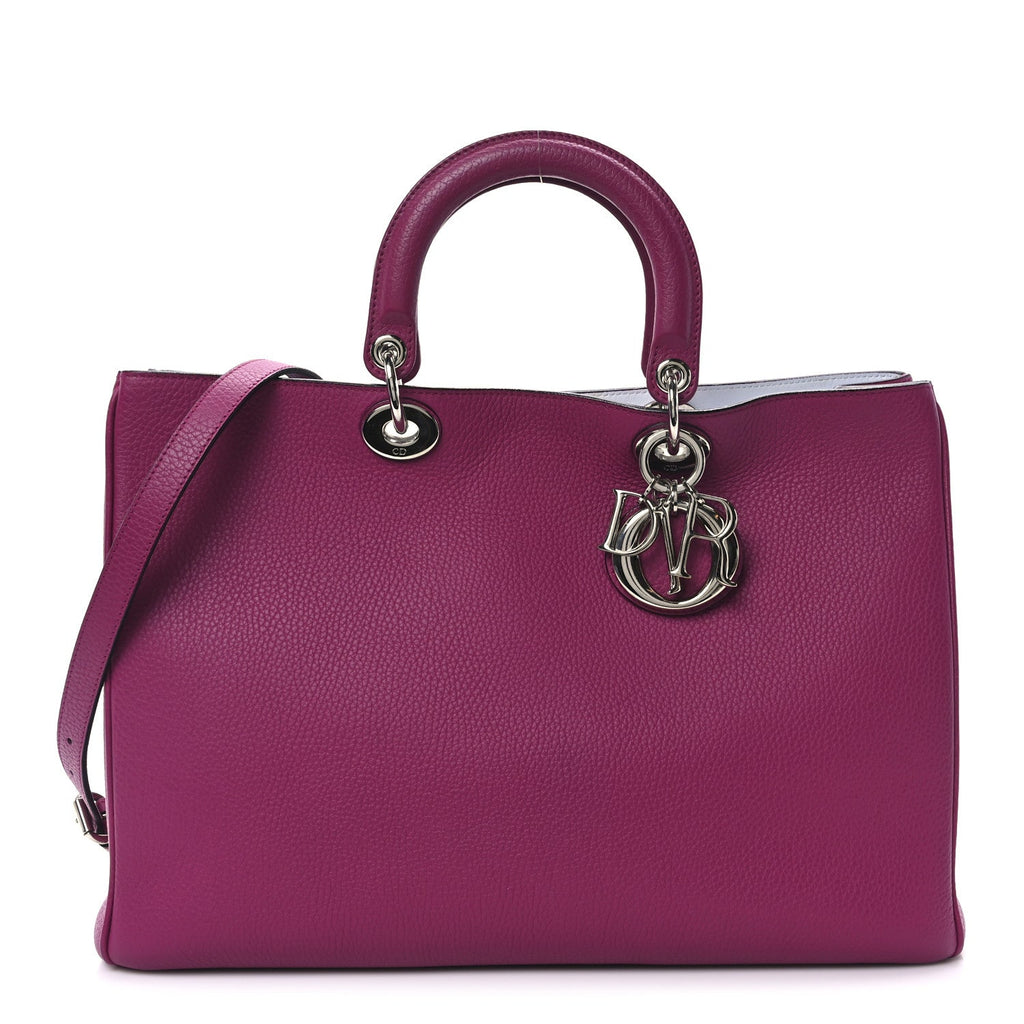 Bullcalf Large Diorissimo Tote Toxic Purple