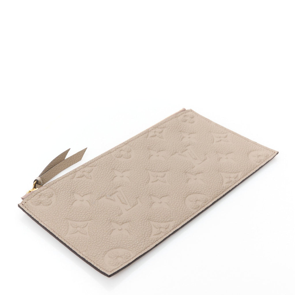 Empreinte Felicie Chain Wallet Zippered Insert Tourterelle