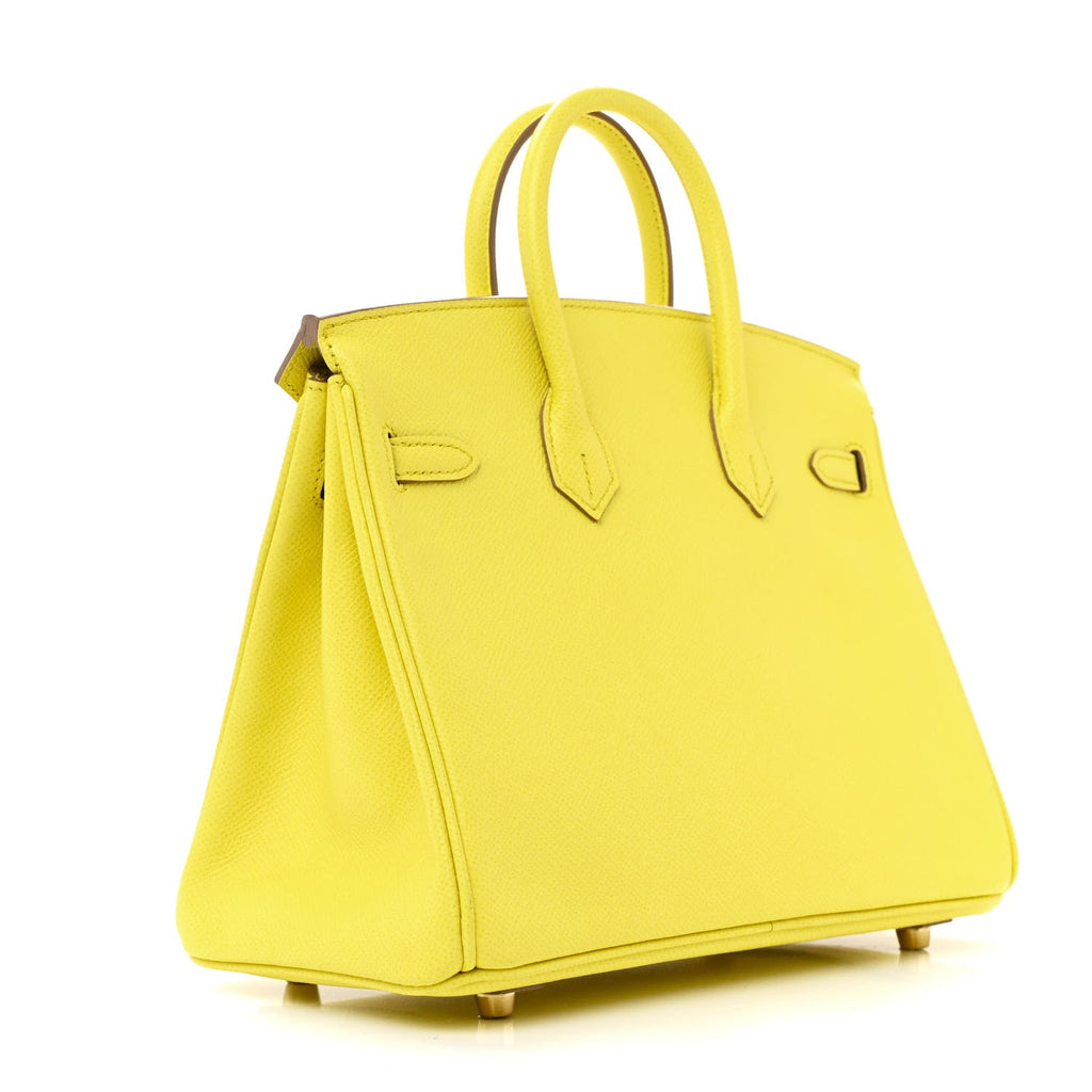 Epsom Birkin 25 Lime
