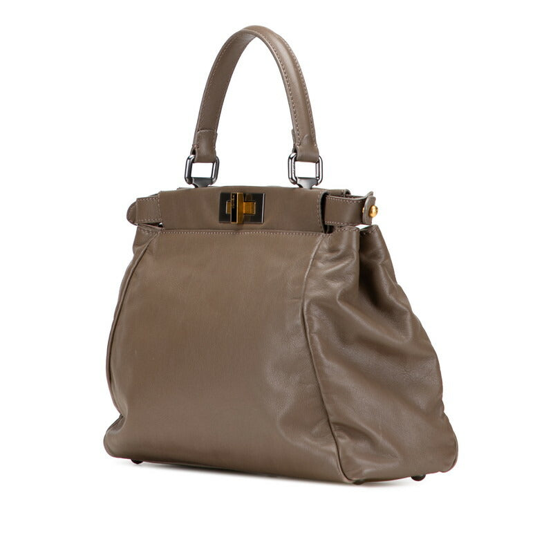 Fendi Peekaboo Leather 2way Bag