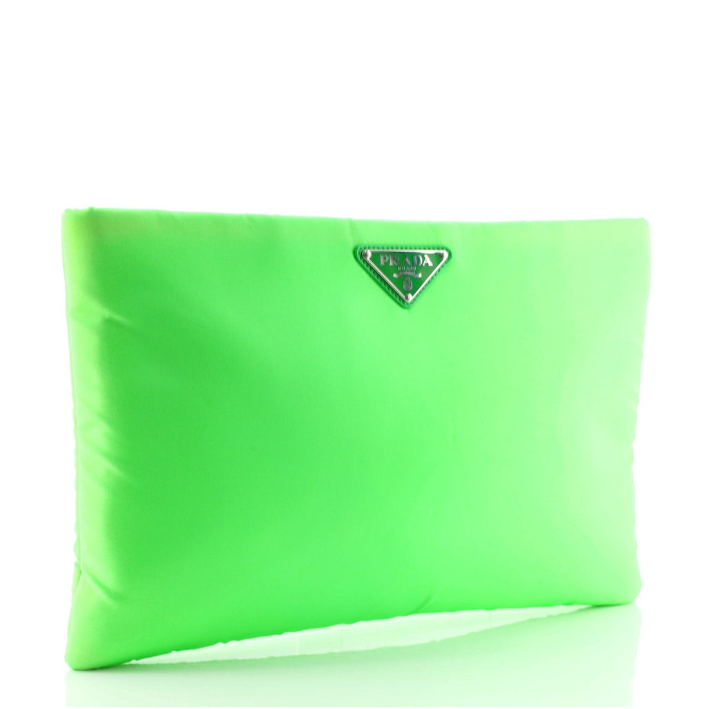 Fluo Chain Clutch Tessuto Large