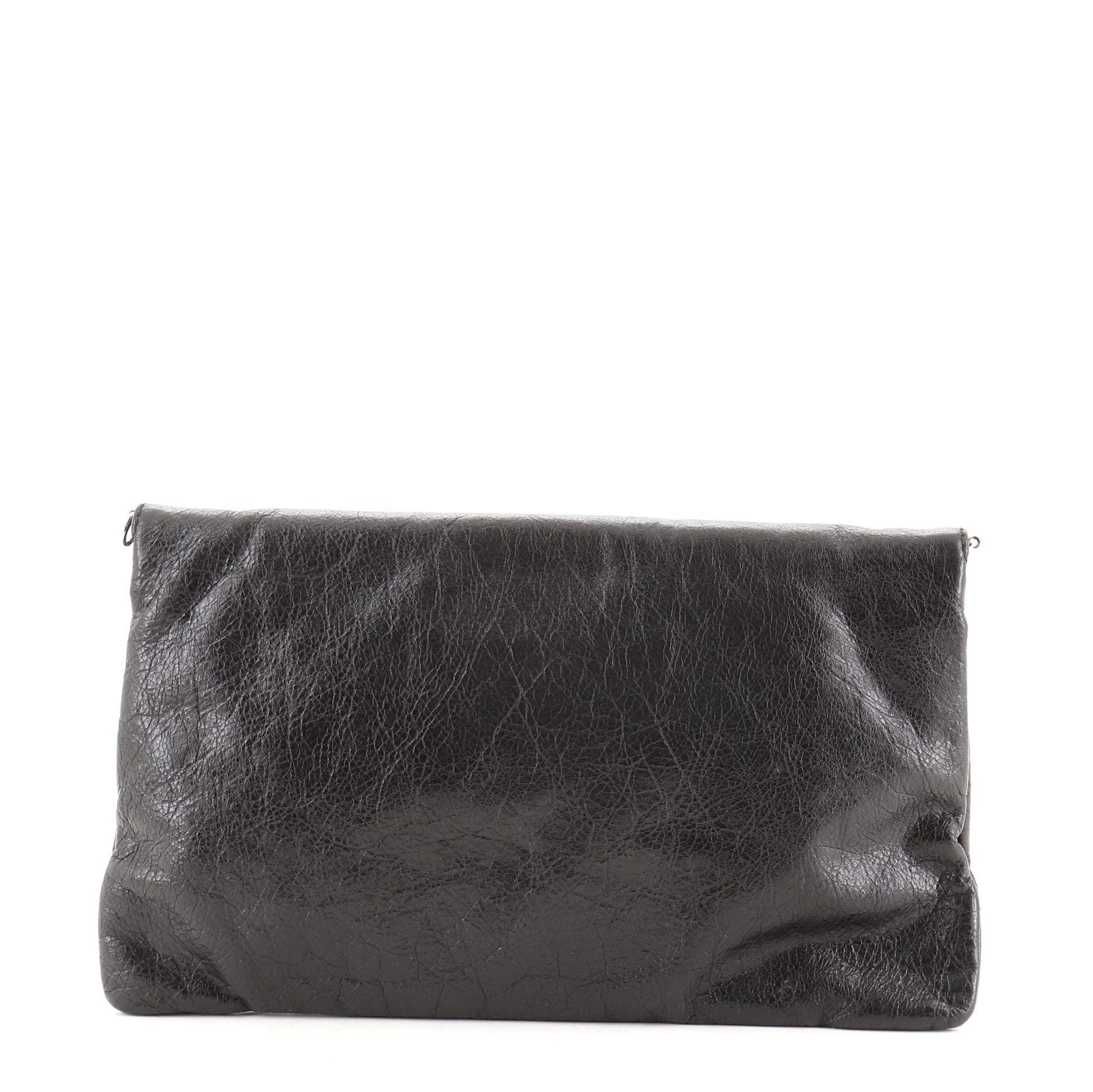 Classic Studs Envelope Strap Clutch Leather