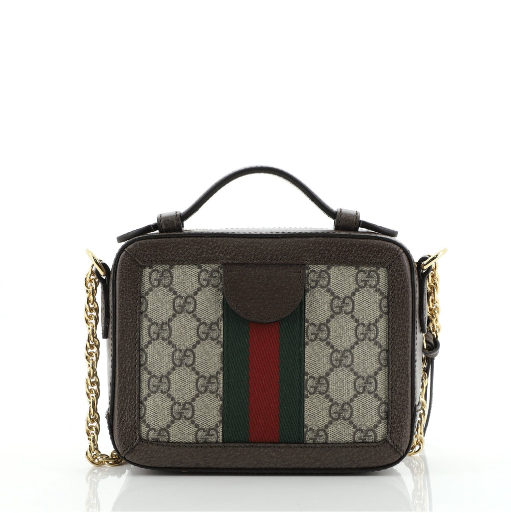 Ophidia Zip Around Camera Bag GG Coated Canvas Mini