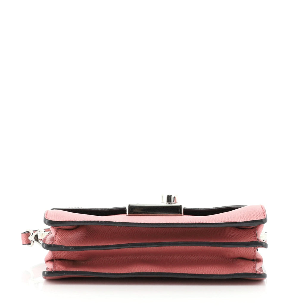 Convertible Sound Bag Saffiano Leather Mini