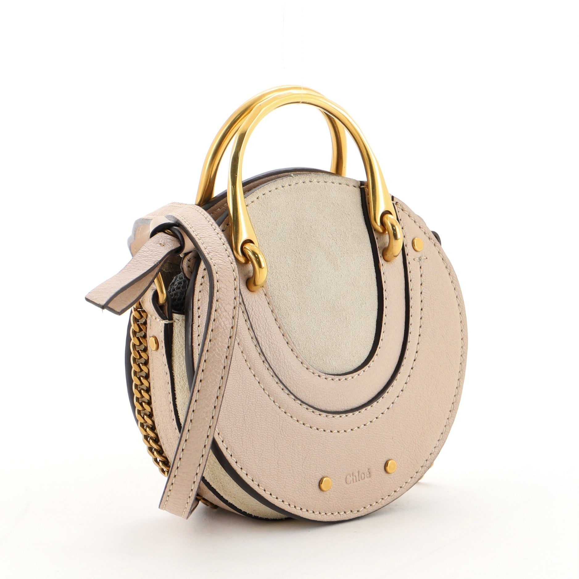 Pixie Crossbody Bag Leather with Suede Mini