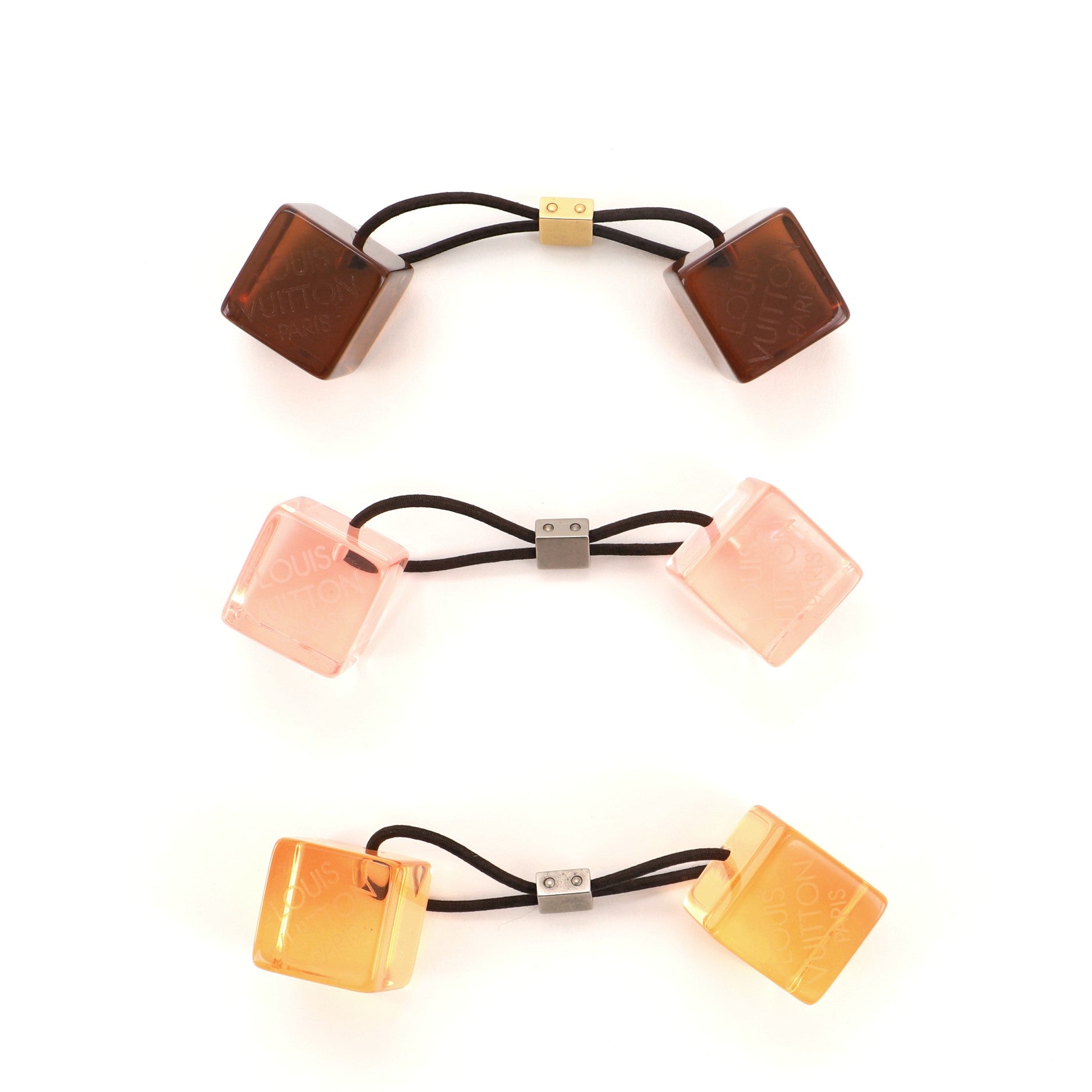 Cube Hair Ties Set Resin XS