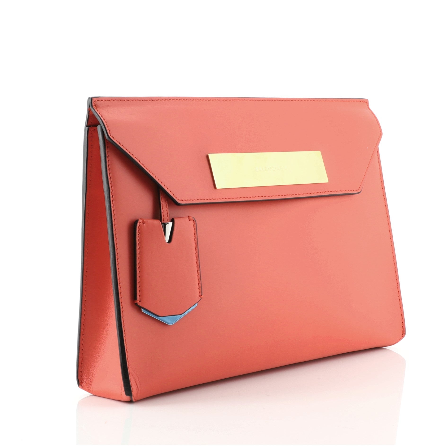 Cable Clutch Leather