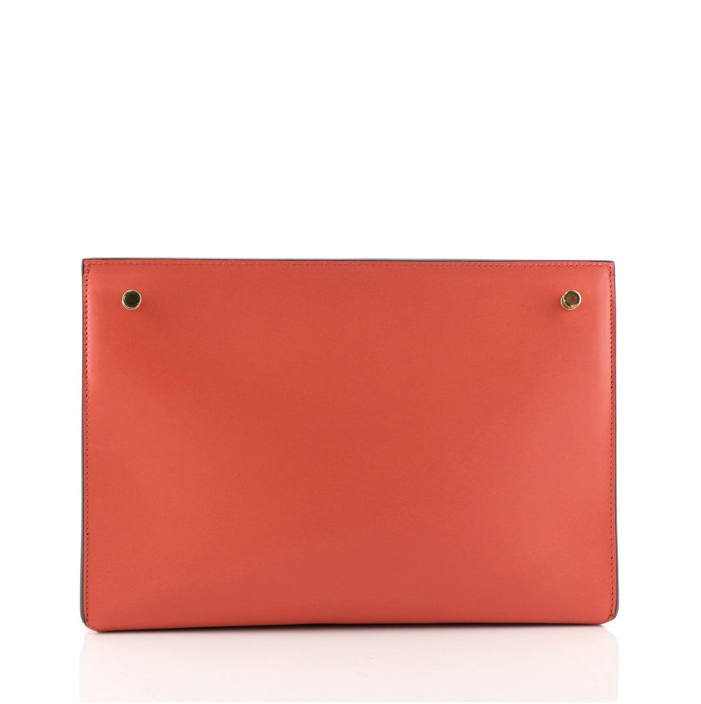 Cable Clutch Leather