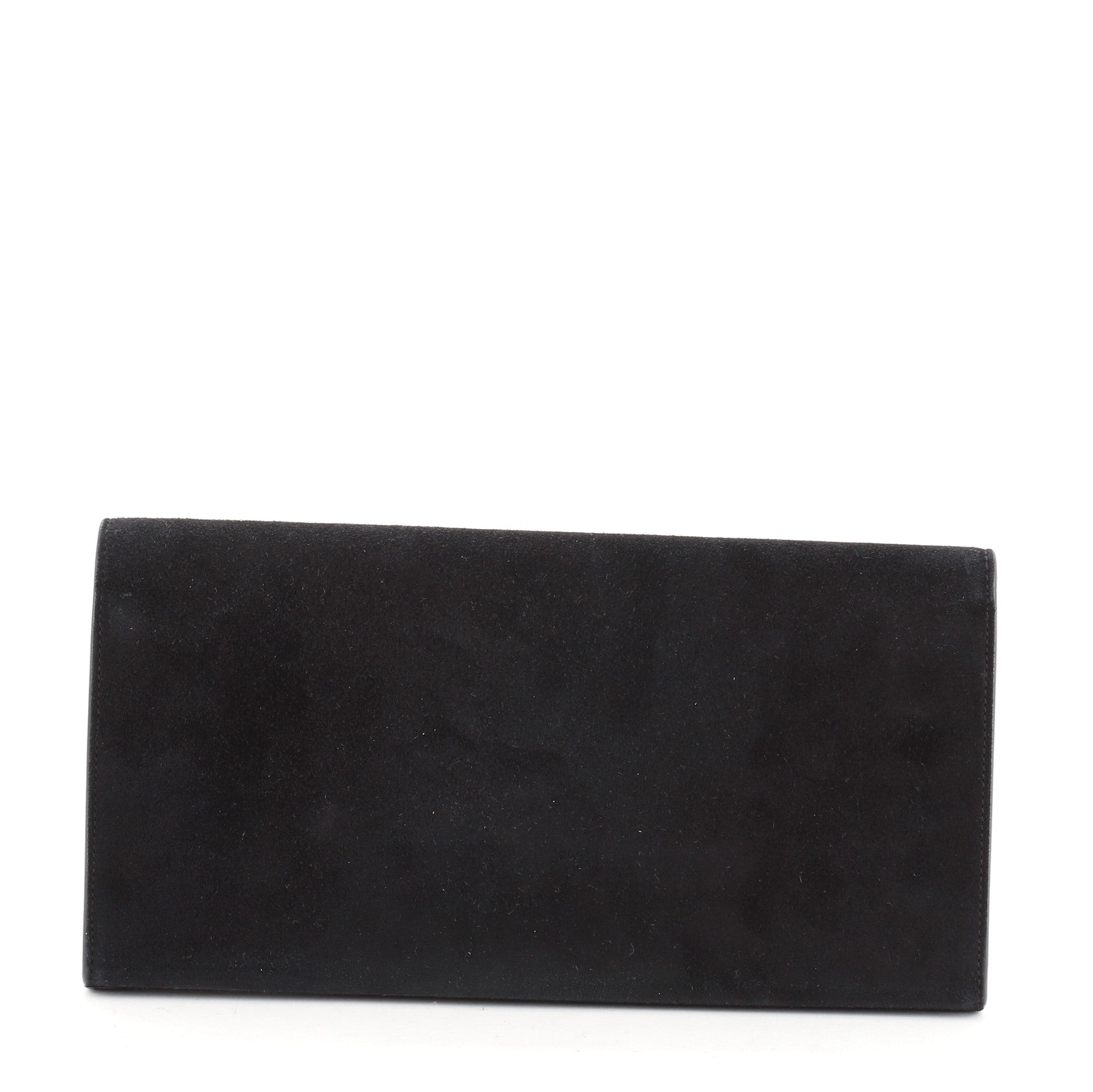 Classic Monogram Tassel Clutch Suede Long