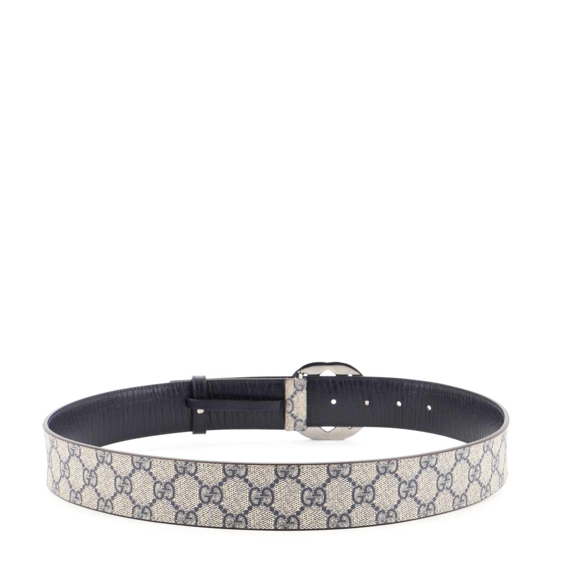 Interlocking G Belt GG Coated Canvas Wide 90
