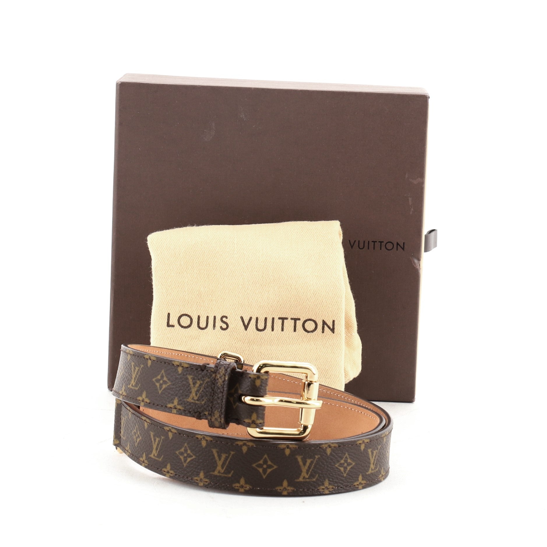 Ceinture Trio Belt Monogram Canvas Thin 70