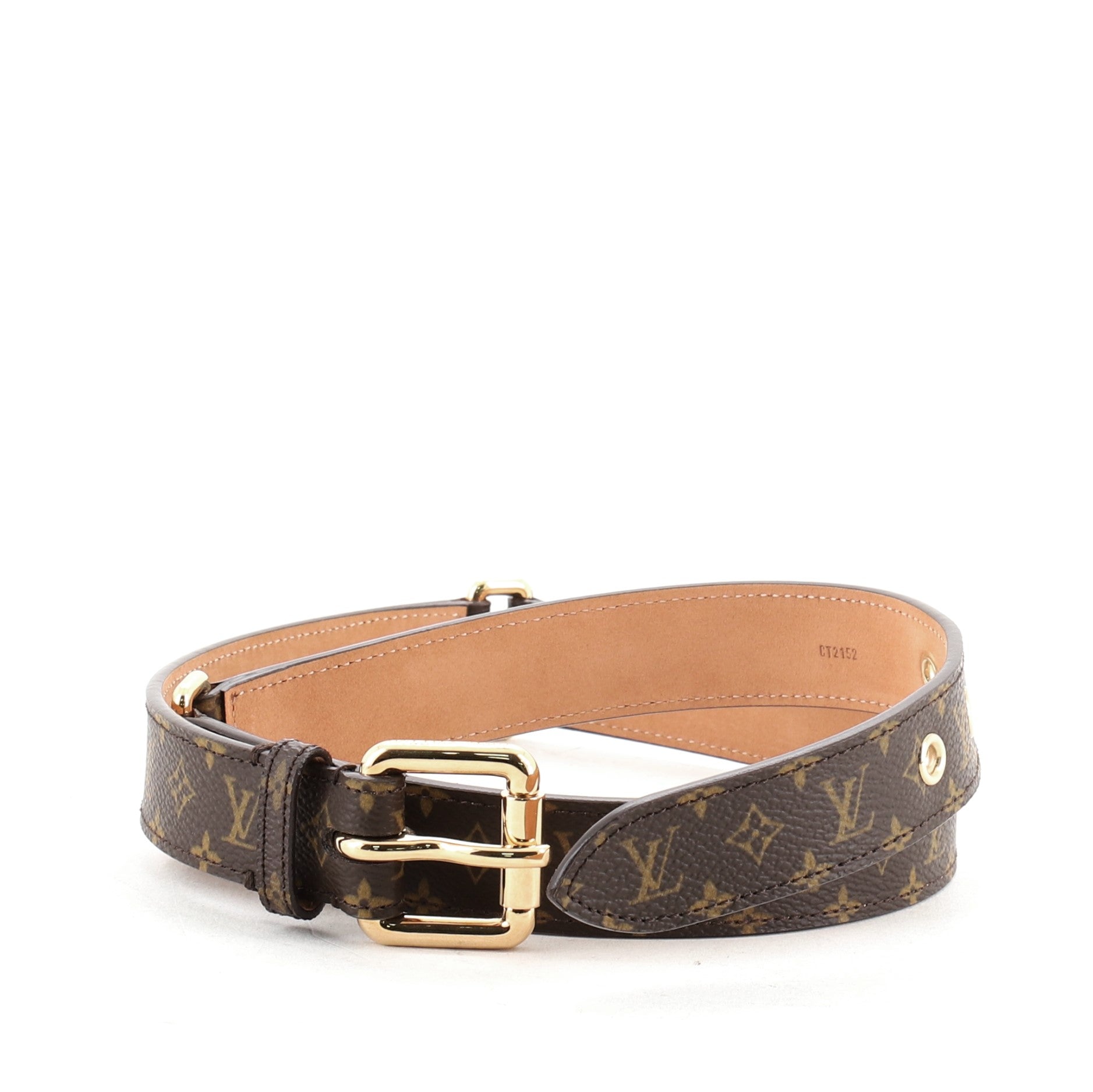Ceinture Trio Belt Monogram Canvas Thin 70