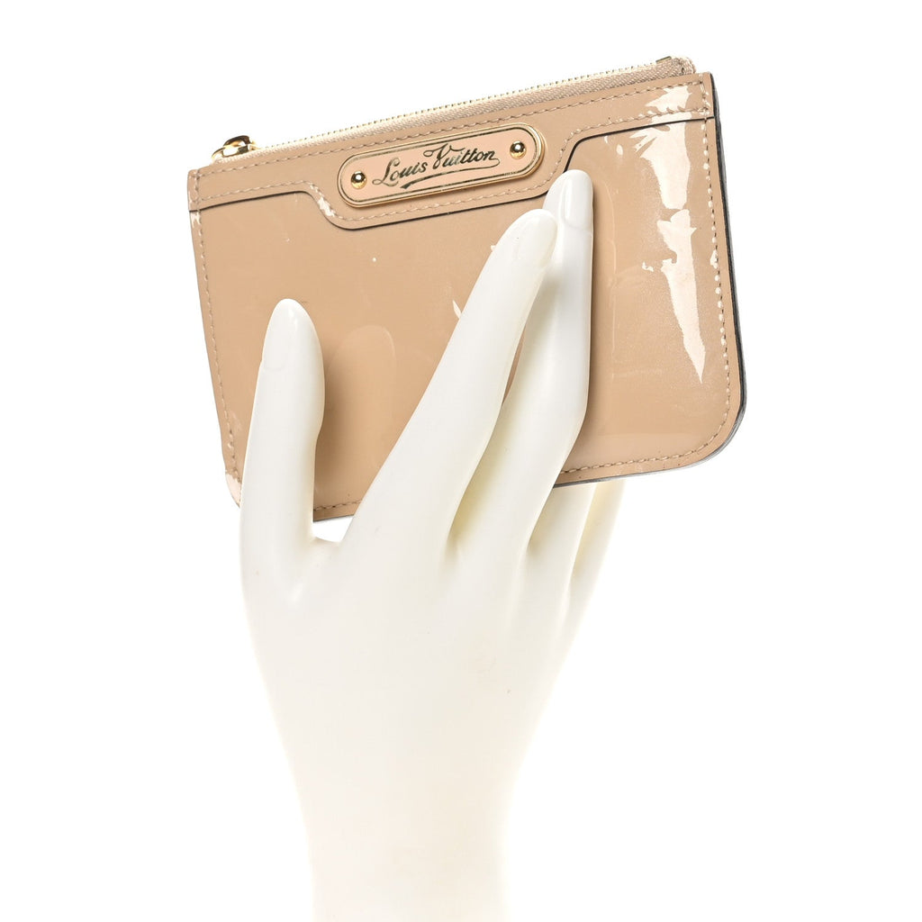 Vernis Key Pouch Blanc Corail