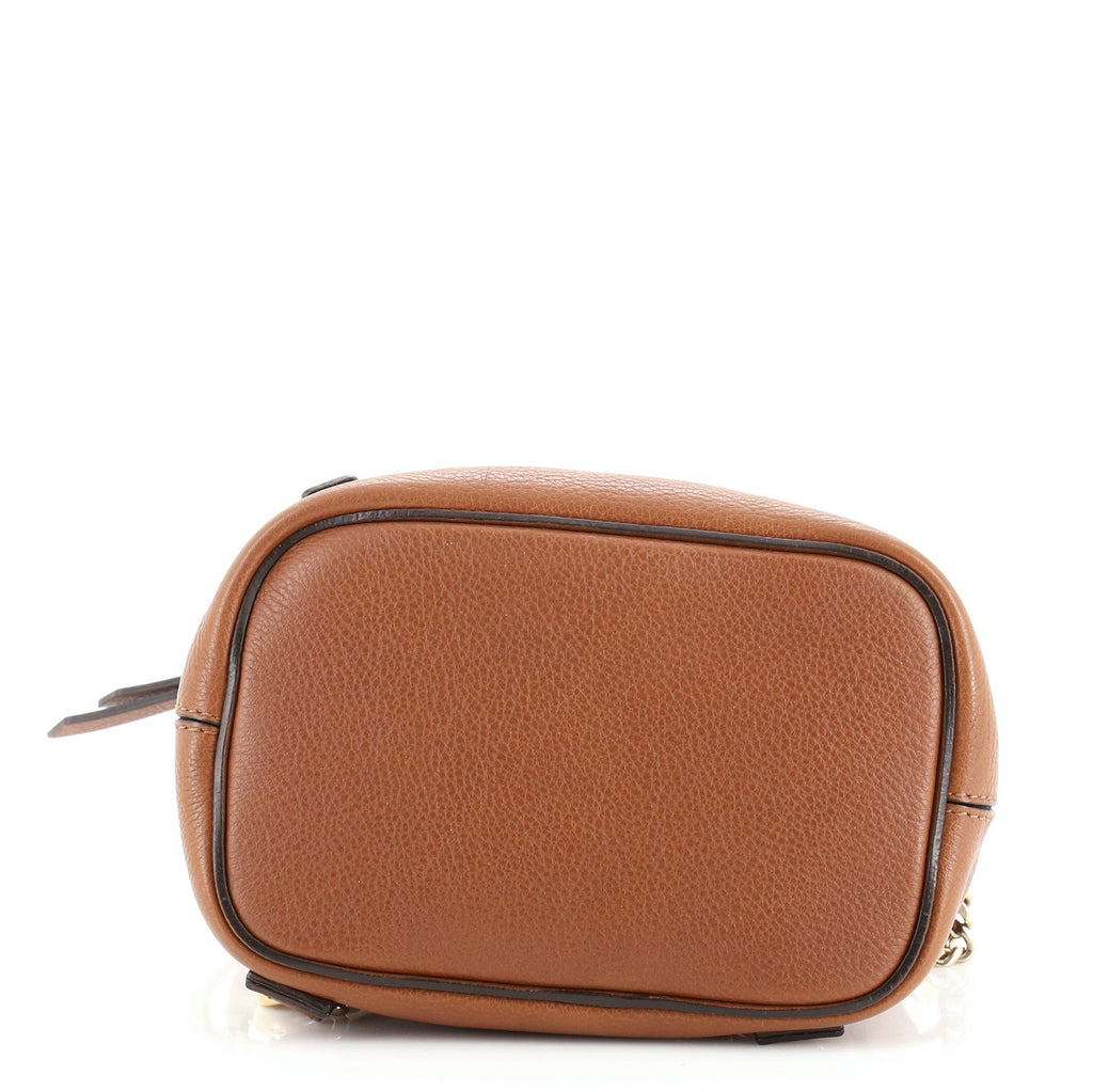 Faye Backpack Leather and Suede Mini