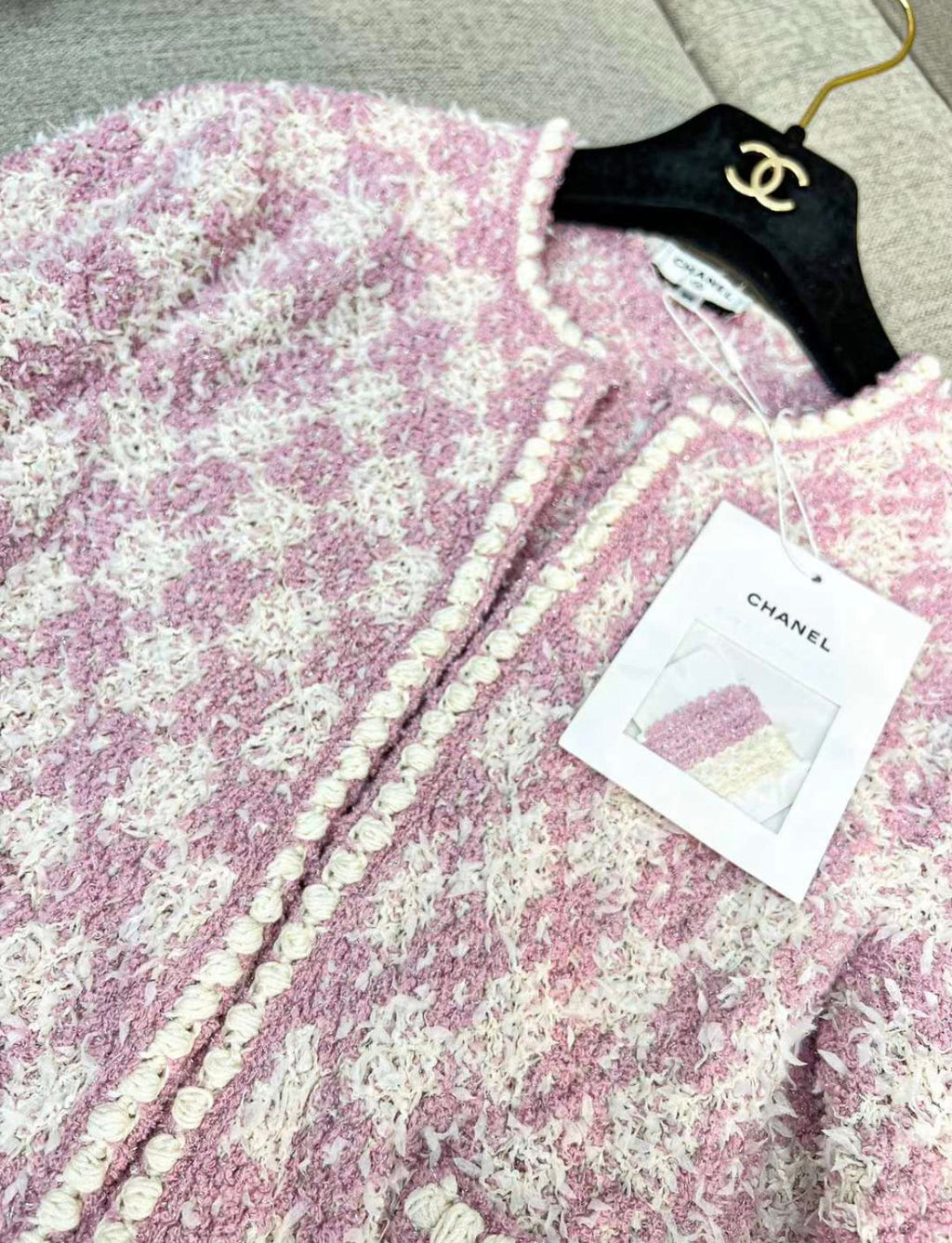 Chanel 23s pink and purple igan size 34