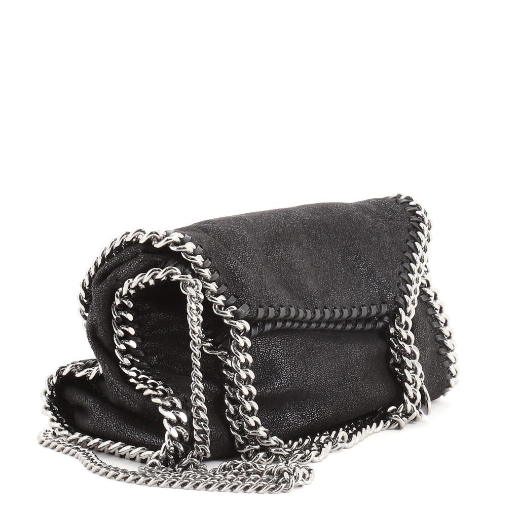 Falabella Fold Over Crossbody Bag Shaggy Deer Mini