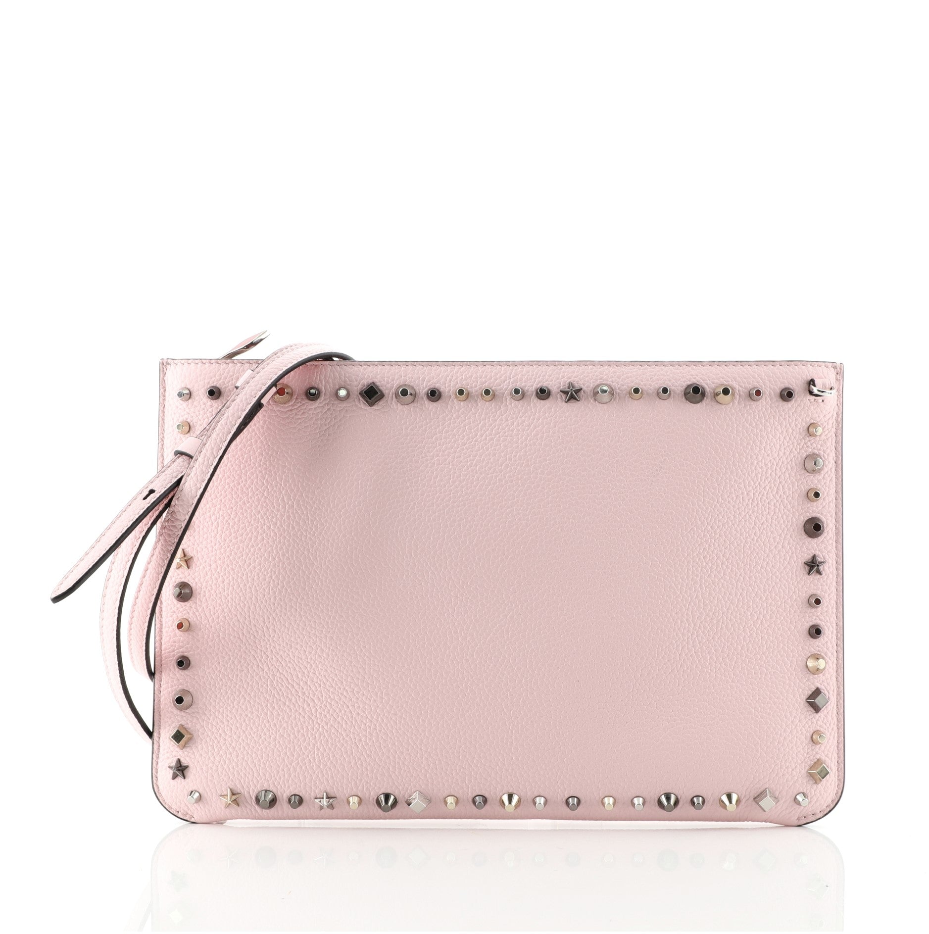 Loubiclutch Studded Leather