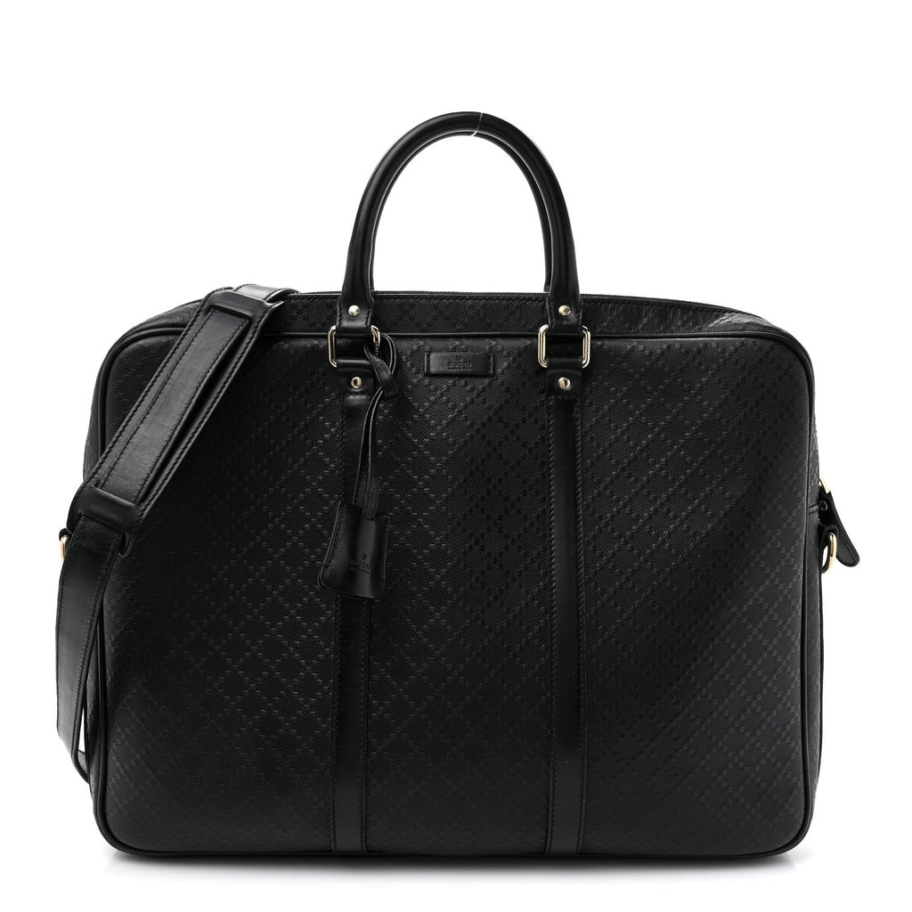 Diamante Signature Briefcase Black