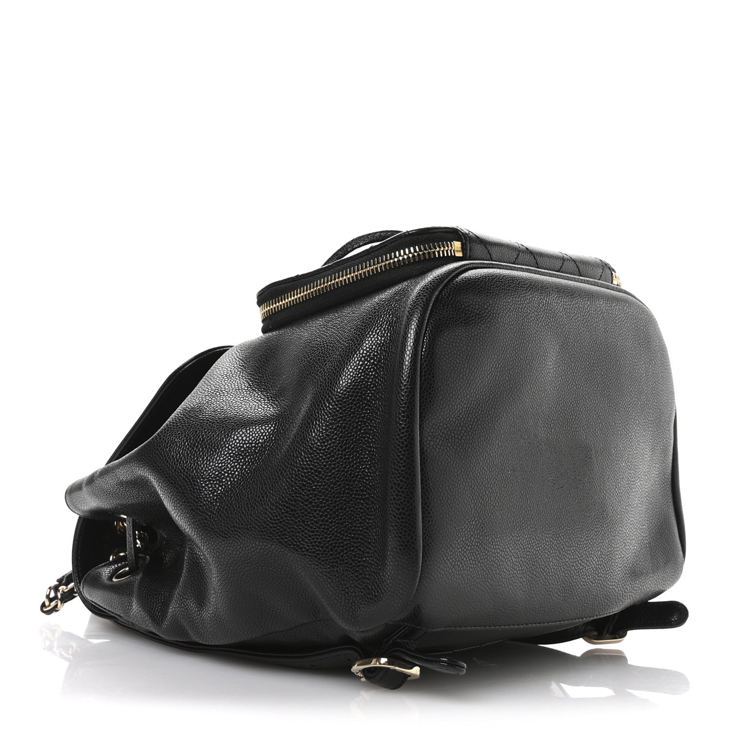 Caviar Quilted Business Affinity Backpack Black
