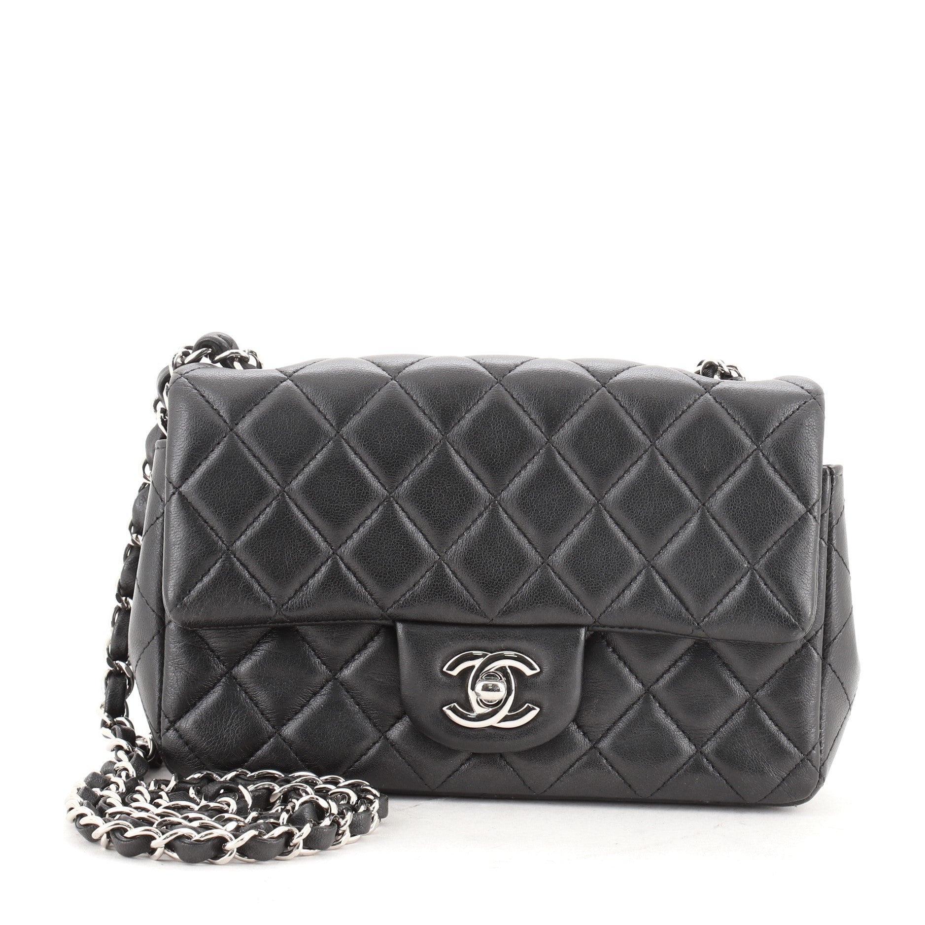 Classic Single Flap Bag Quilted Lambskin Mini