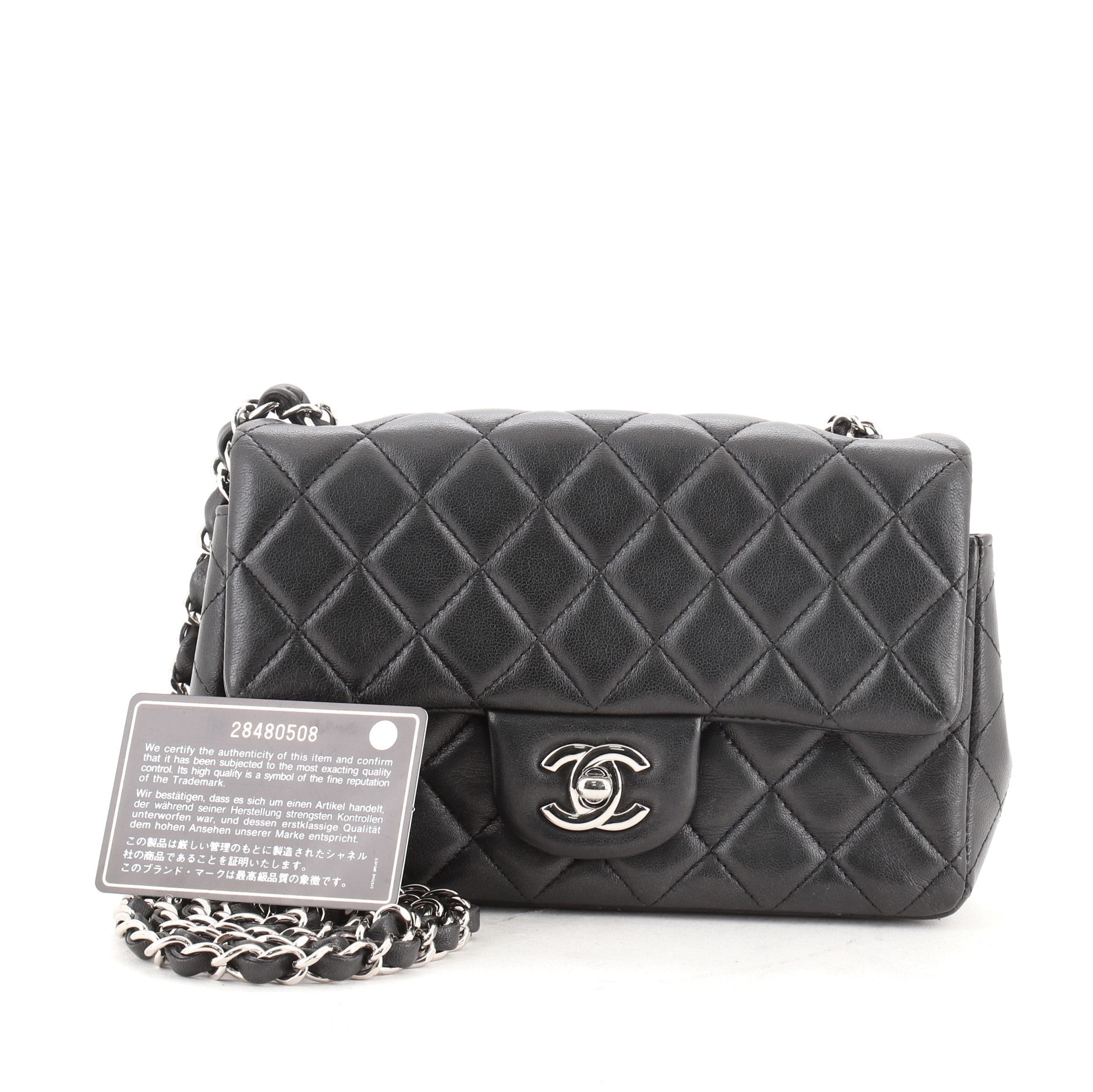 Classic Single Flap Bag Quilted Lambskin Mini