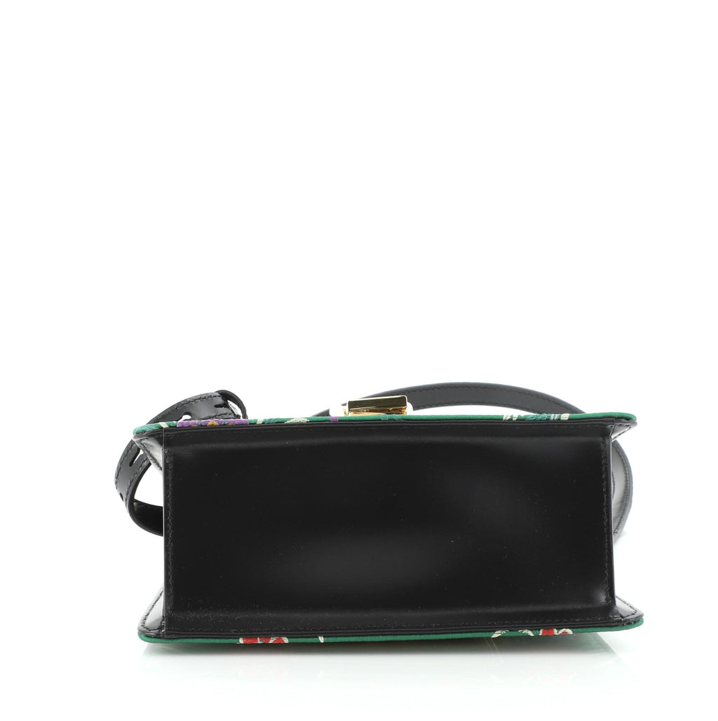 Sylvie Top Handle Bag Brocade Mini