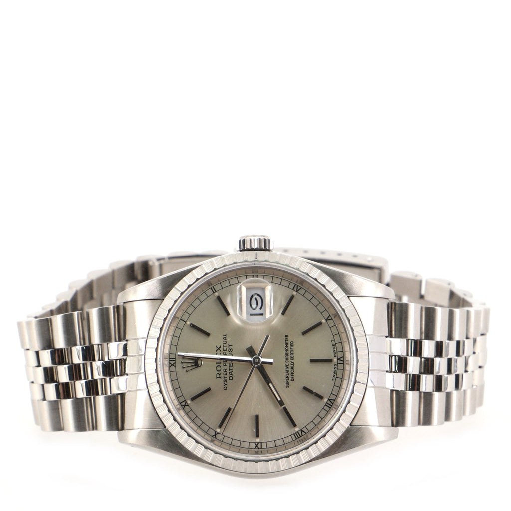 Oyster Perpetual Datejust Automatic Watch Stainless Steel and White Gold 36