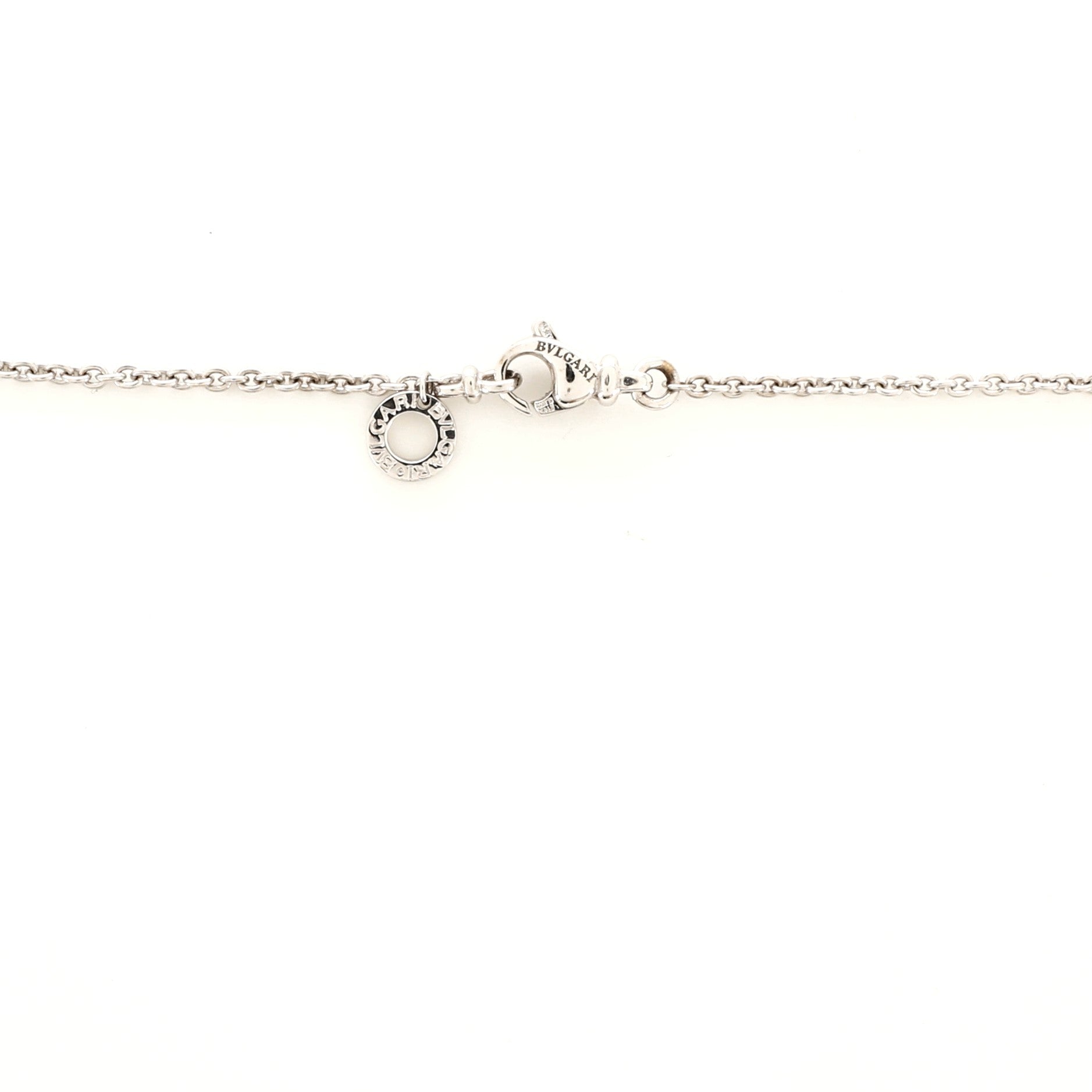 B.Zero1 Pendant Necklace 18K White Gold