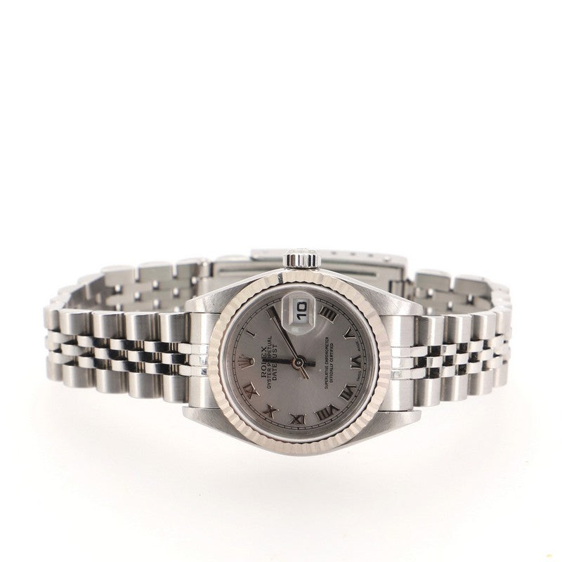 Oyster Perpetual Datejust Automatic Watch Stainless Steel and White Gold 26