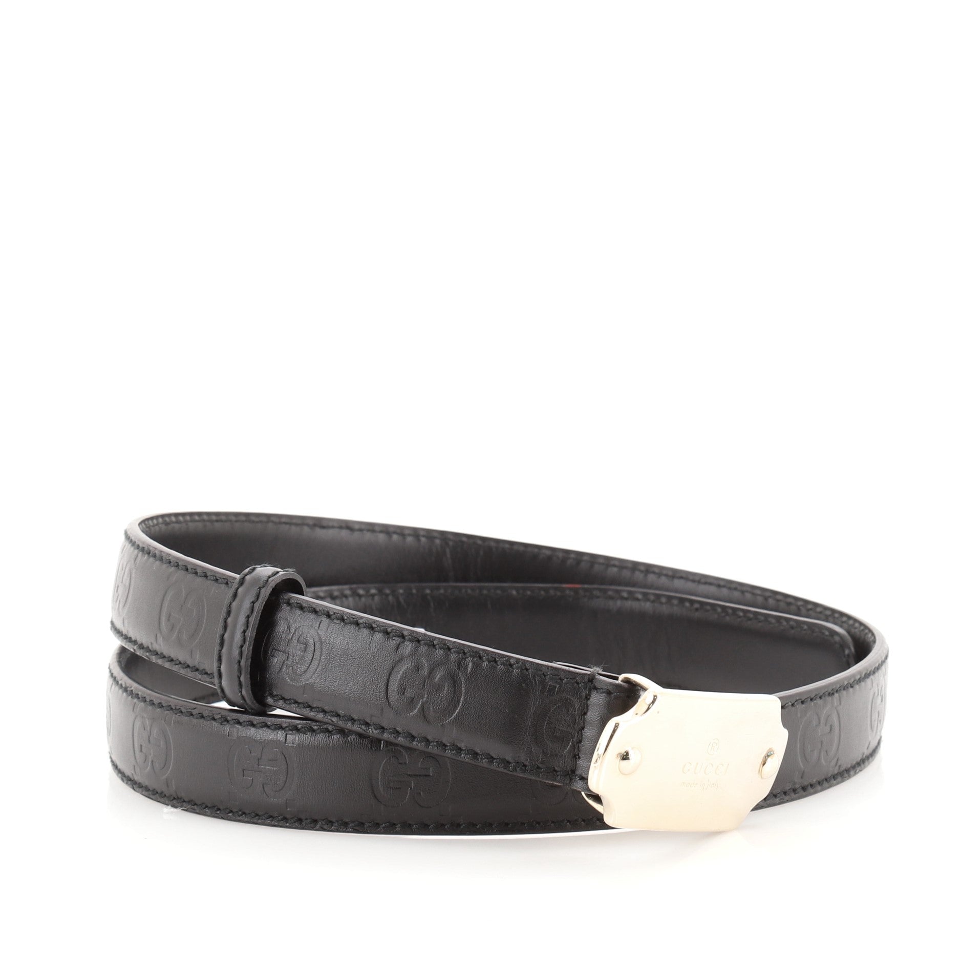 Vintage Belt Guccissima Leather 90