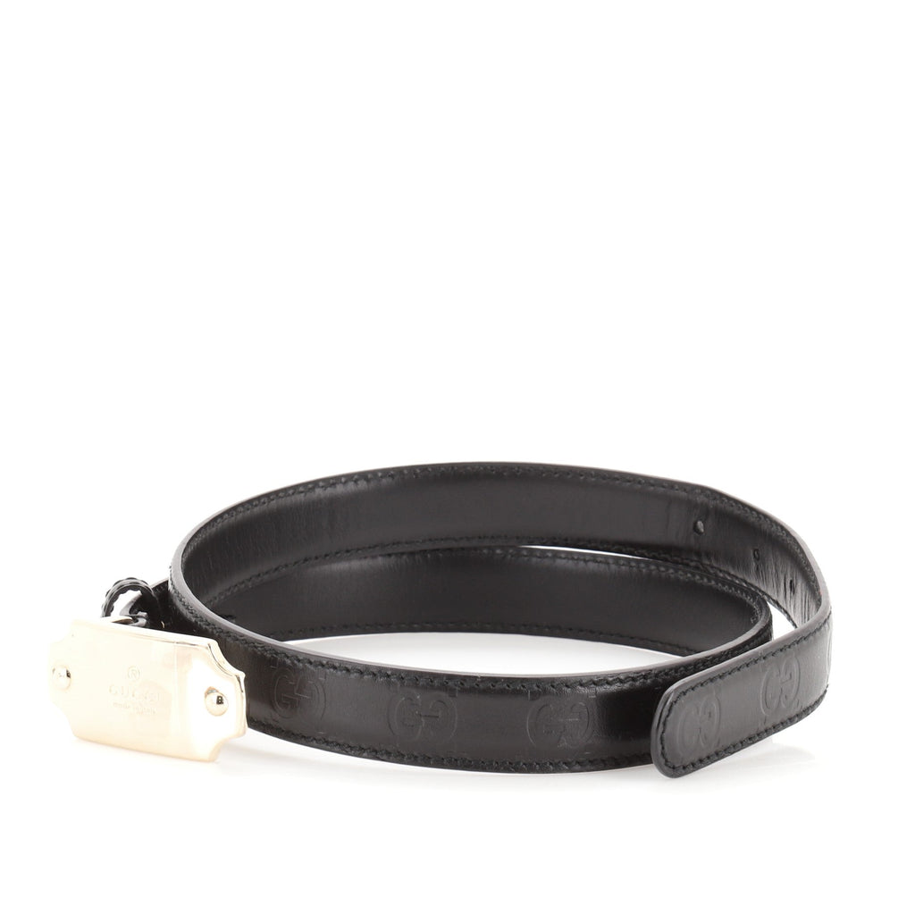 Vintage Belt Guccissima Leather 90
