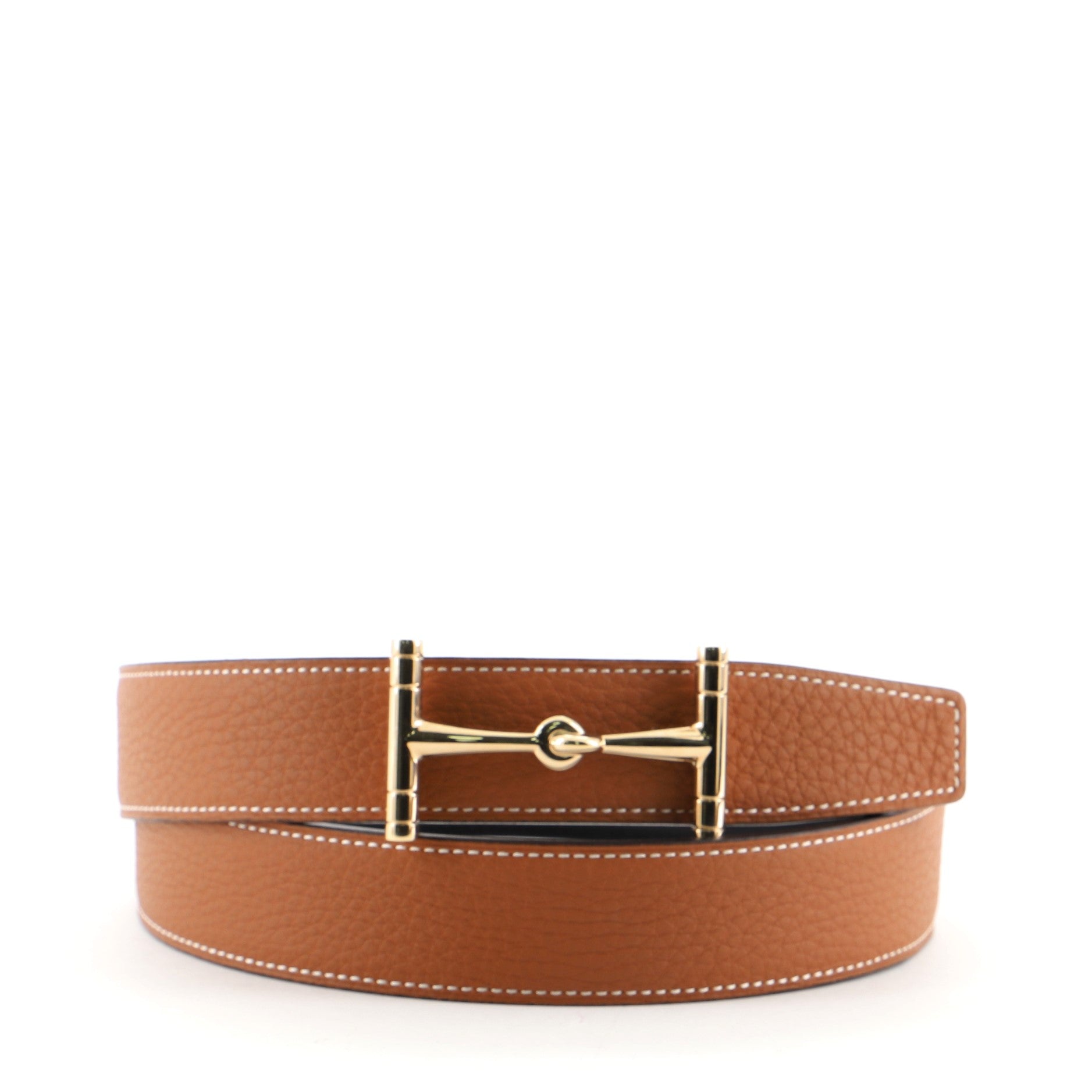 H Hippique Reversible Belt Leather Medium 85