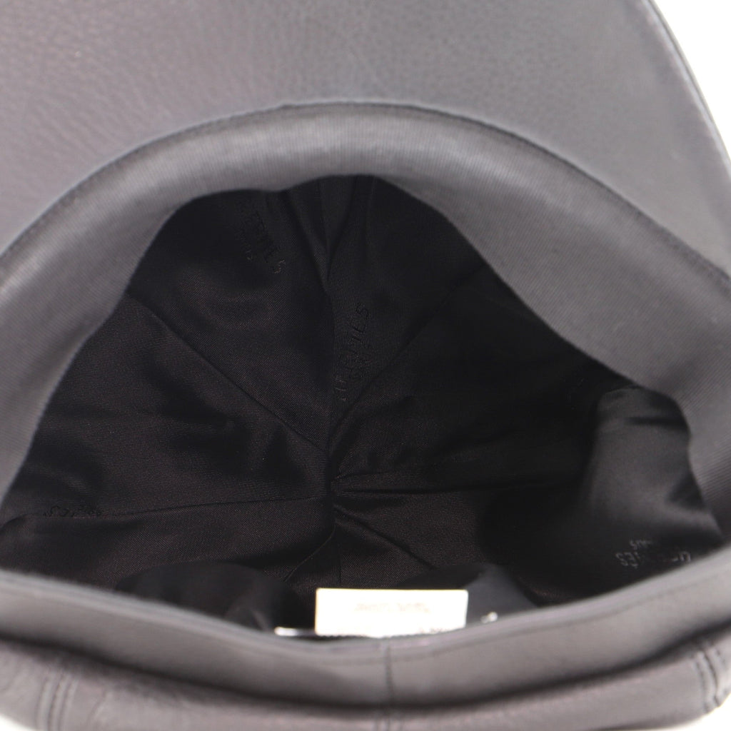 NewsBoy Hat Leather Medium
