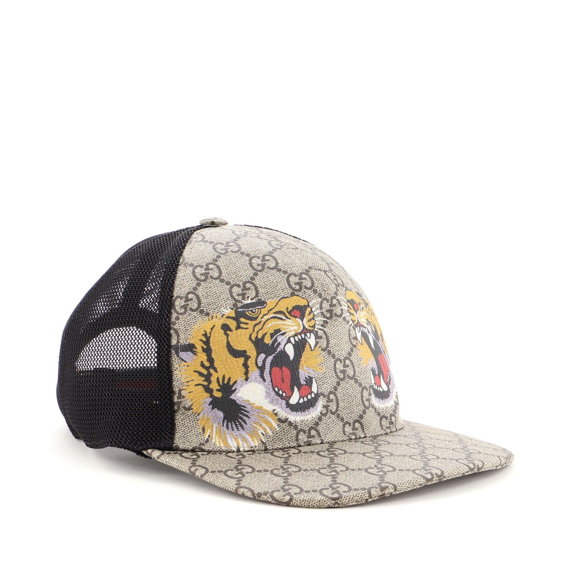 Baseball Cap Printed GG Coated Canvas Large