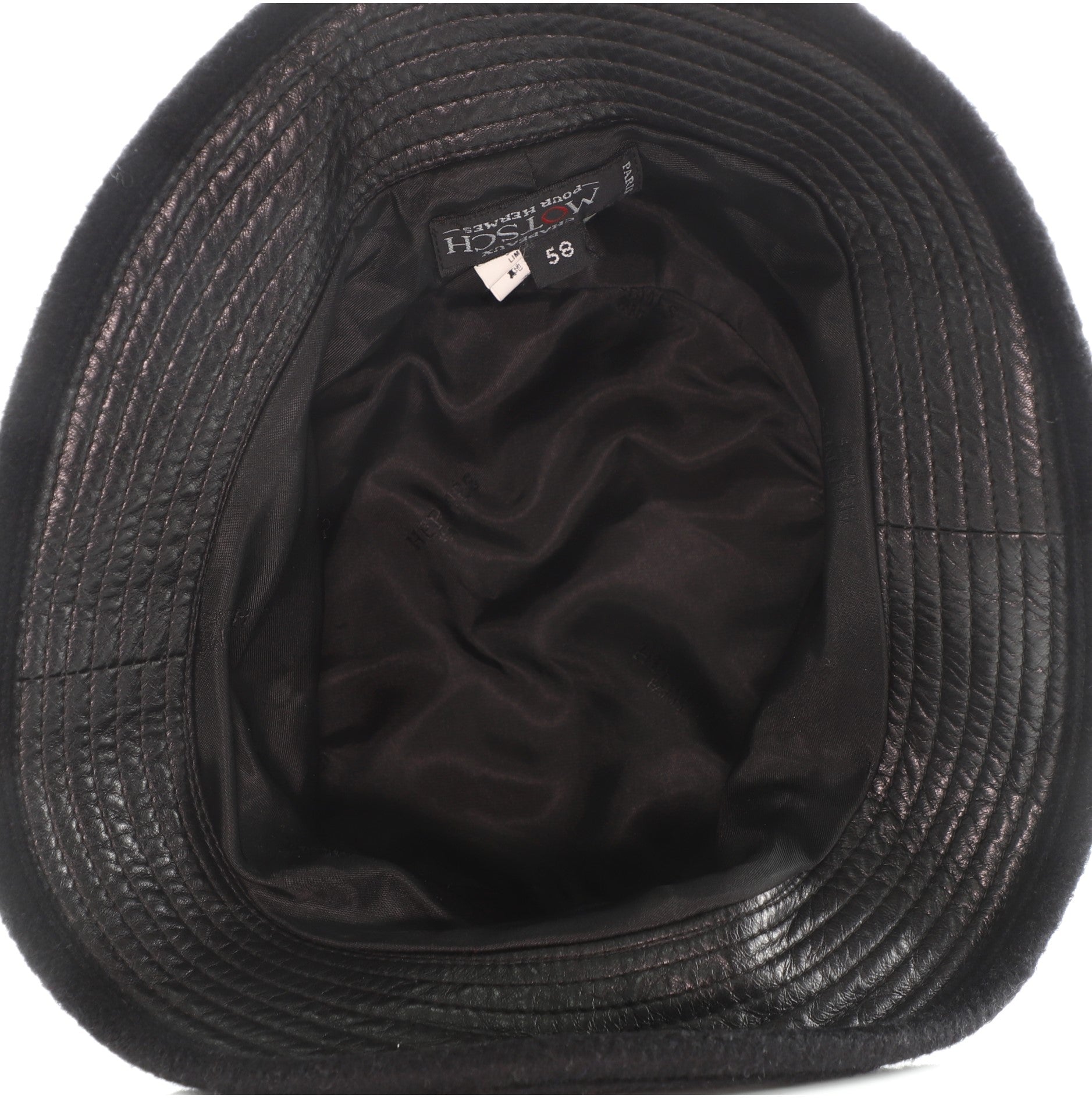 Fedora Hat Leather Medium