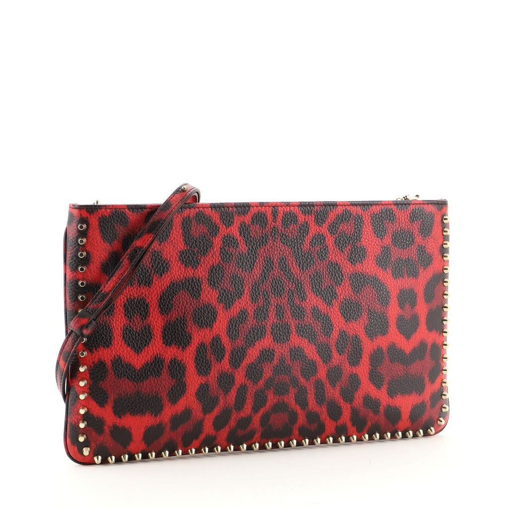 Loubiposh Clutch Printed Leather