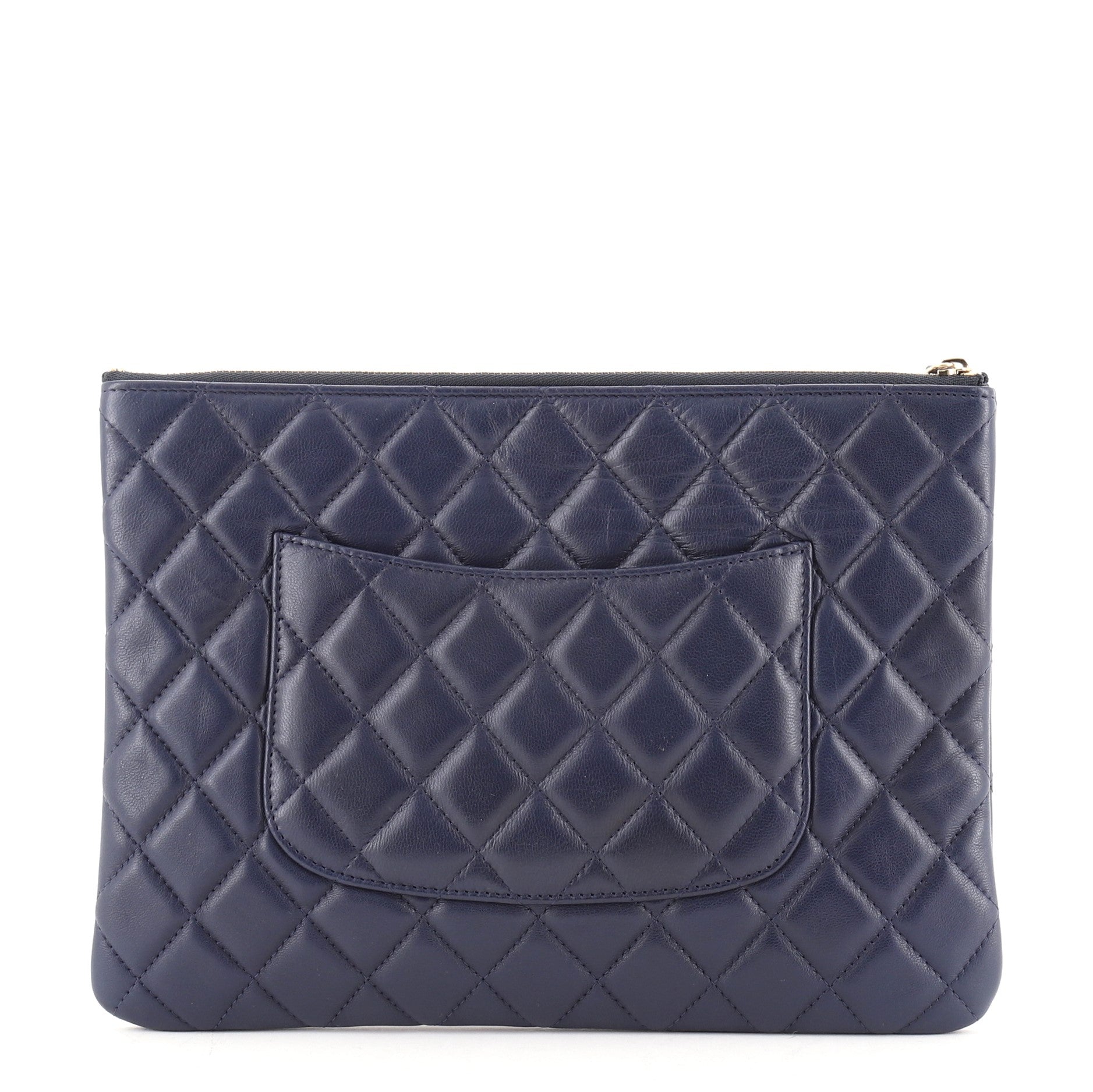 O Case Clutch Quilted Lambskin Medium