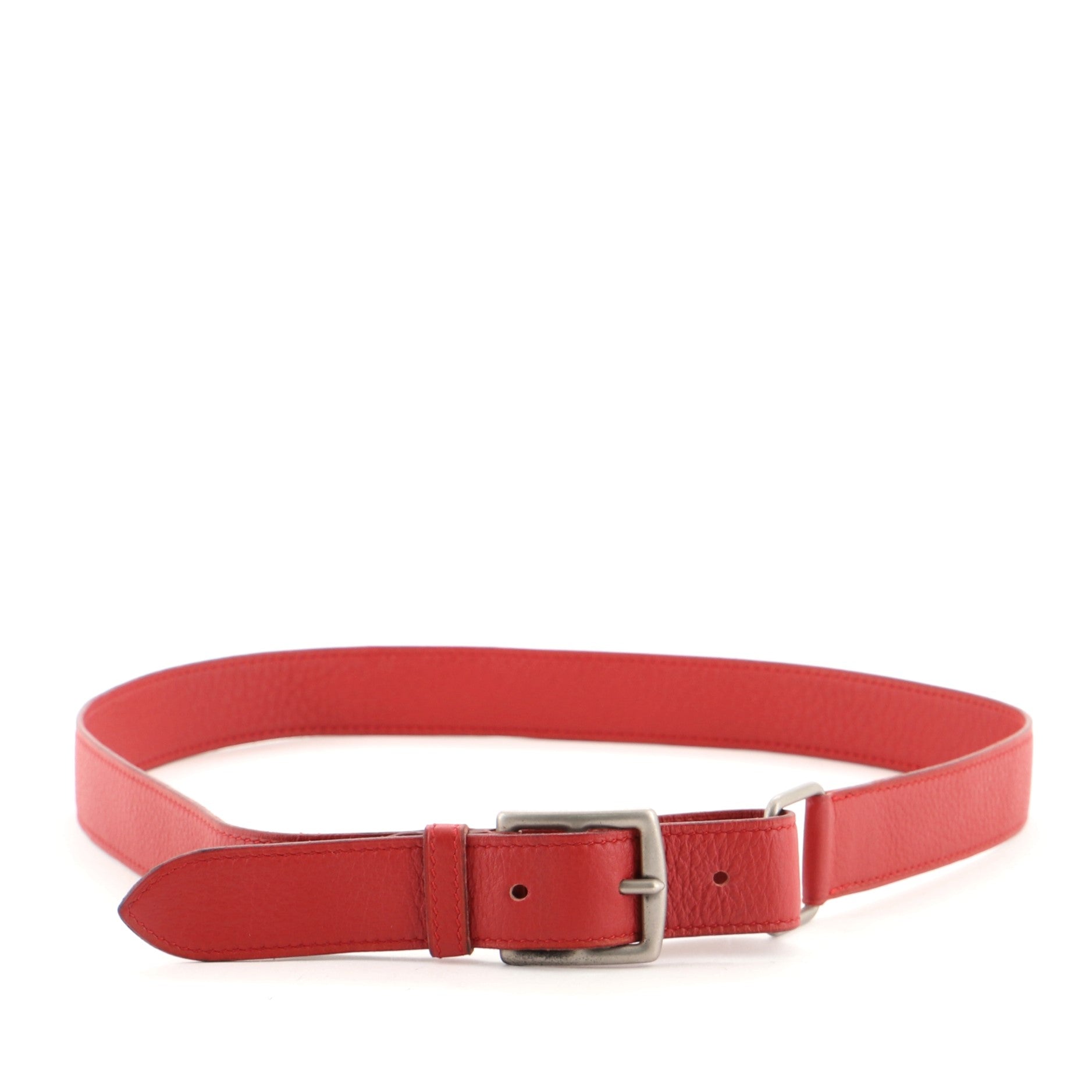 Buckle Belt Leather Medium 78