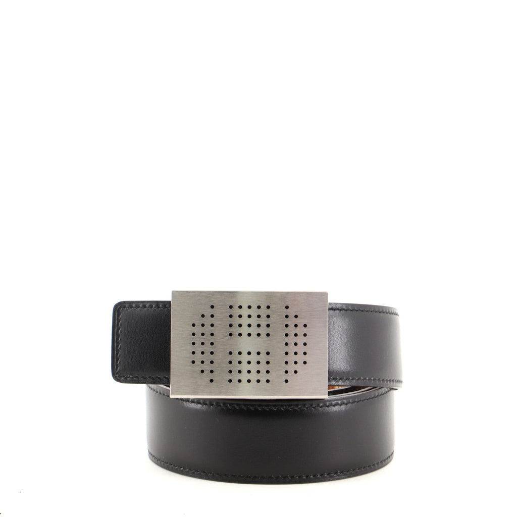 Evelyne Square Reversible Belt Leather Medium 90