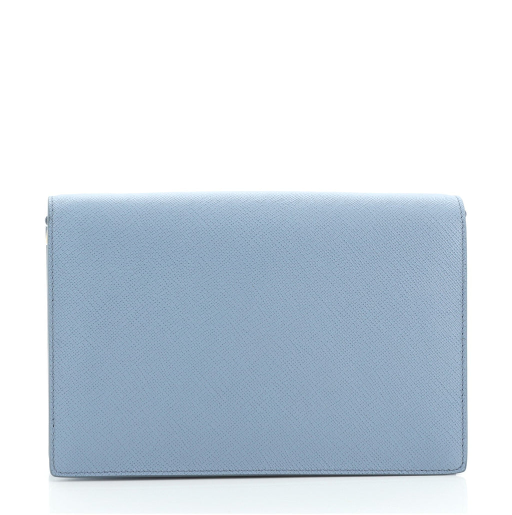 Monochrome Envelope Crossbody Bag Saffiano with City Calf Mini