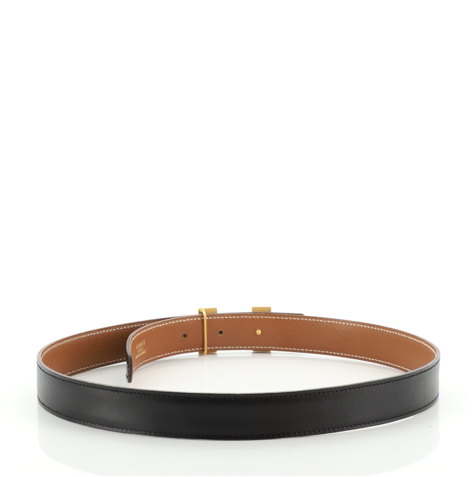Constance Reversible Belt Leather Thin 70