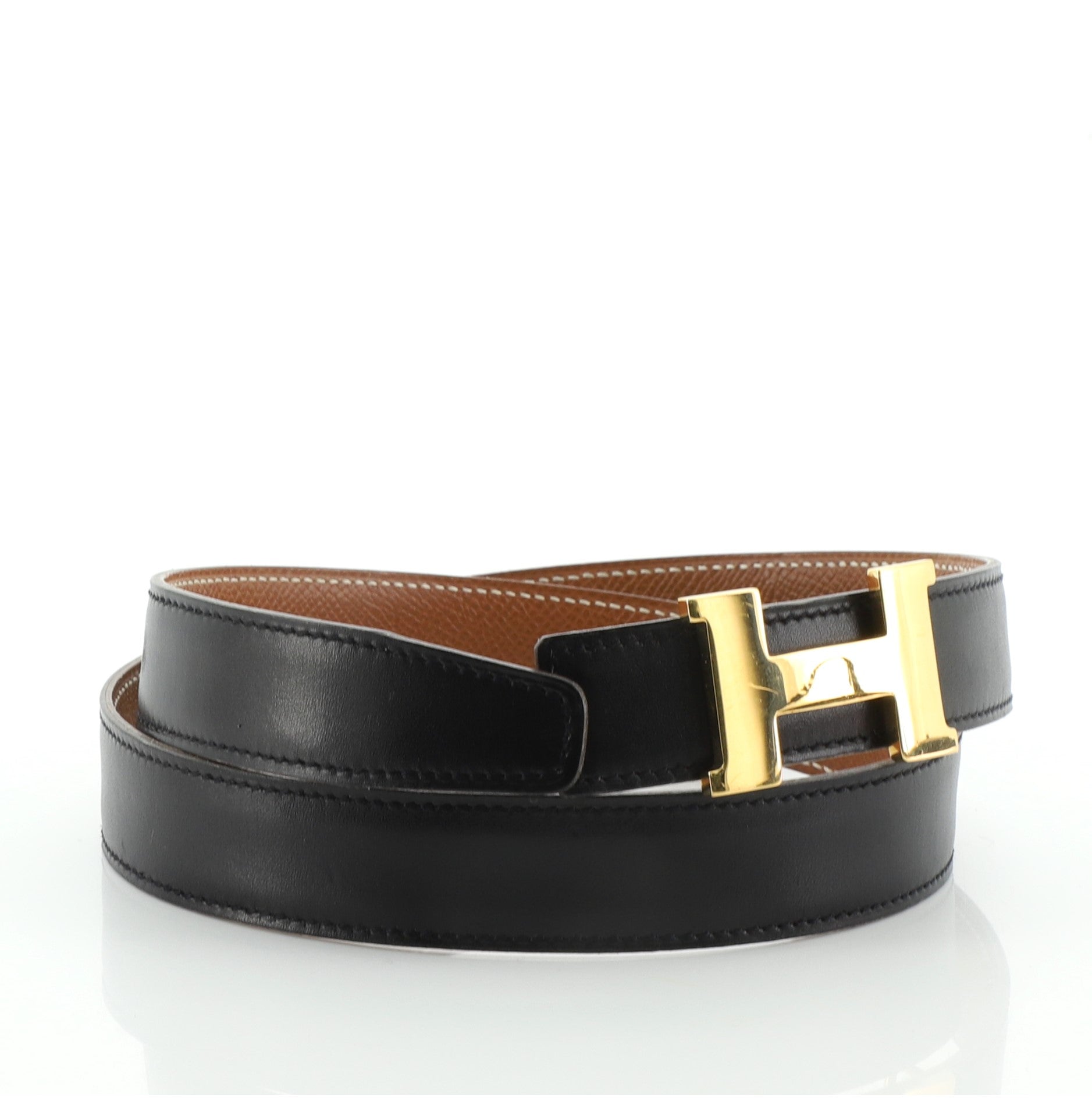 Constance Reversible Belt Leather Thin 70