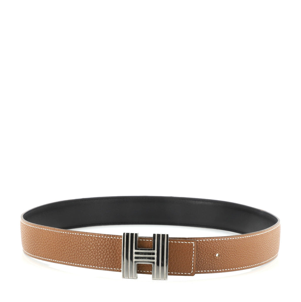 Cadena H Reversible Belt Leather Thin 80