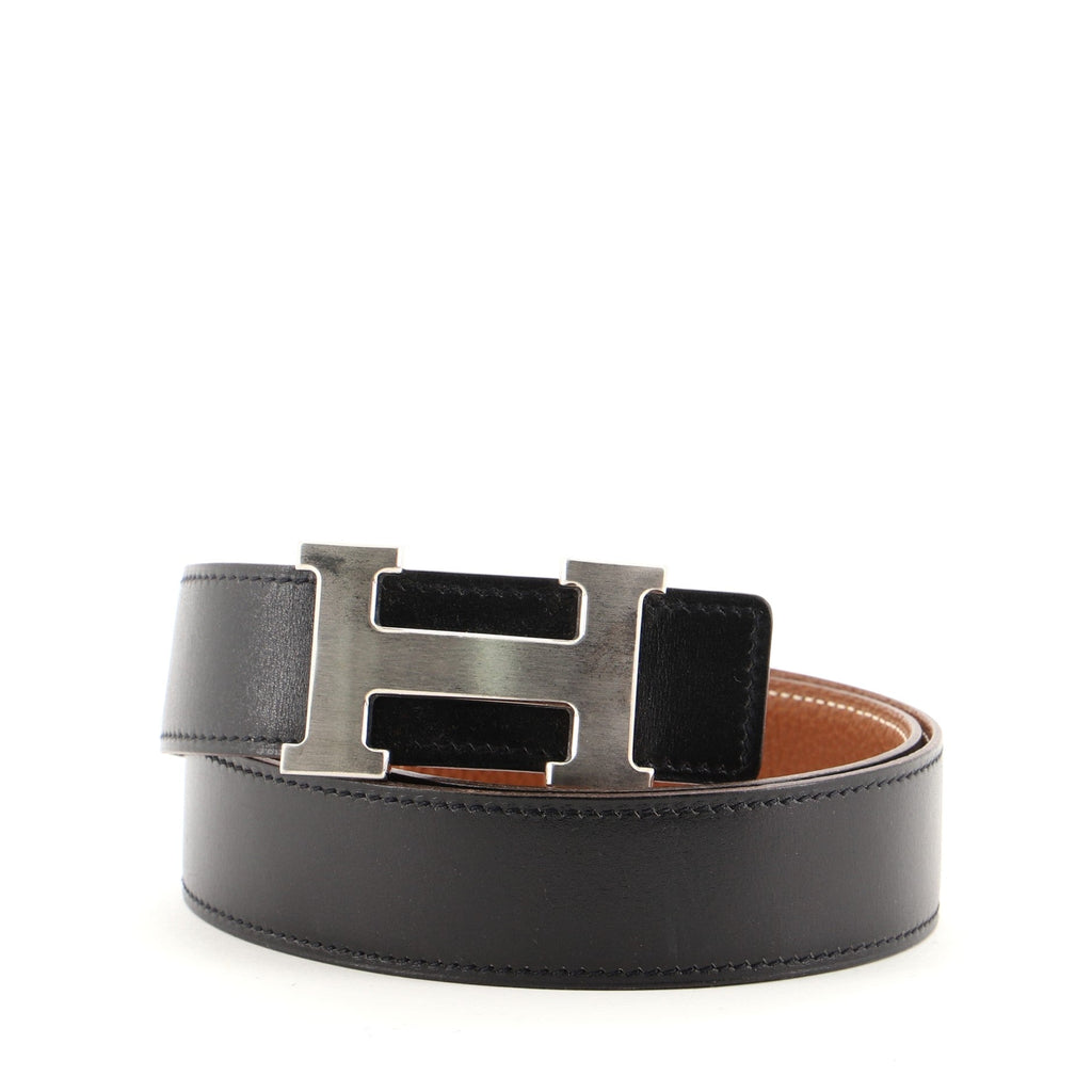 Constance Reversible Belt Leather Wide 80
