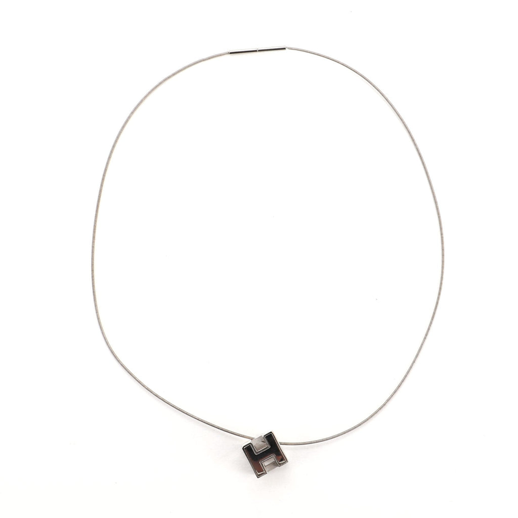 Pop H Necklace Metal and Enamel