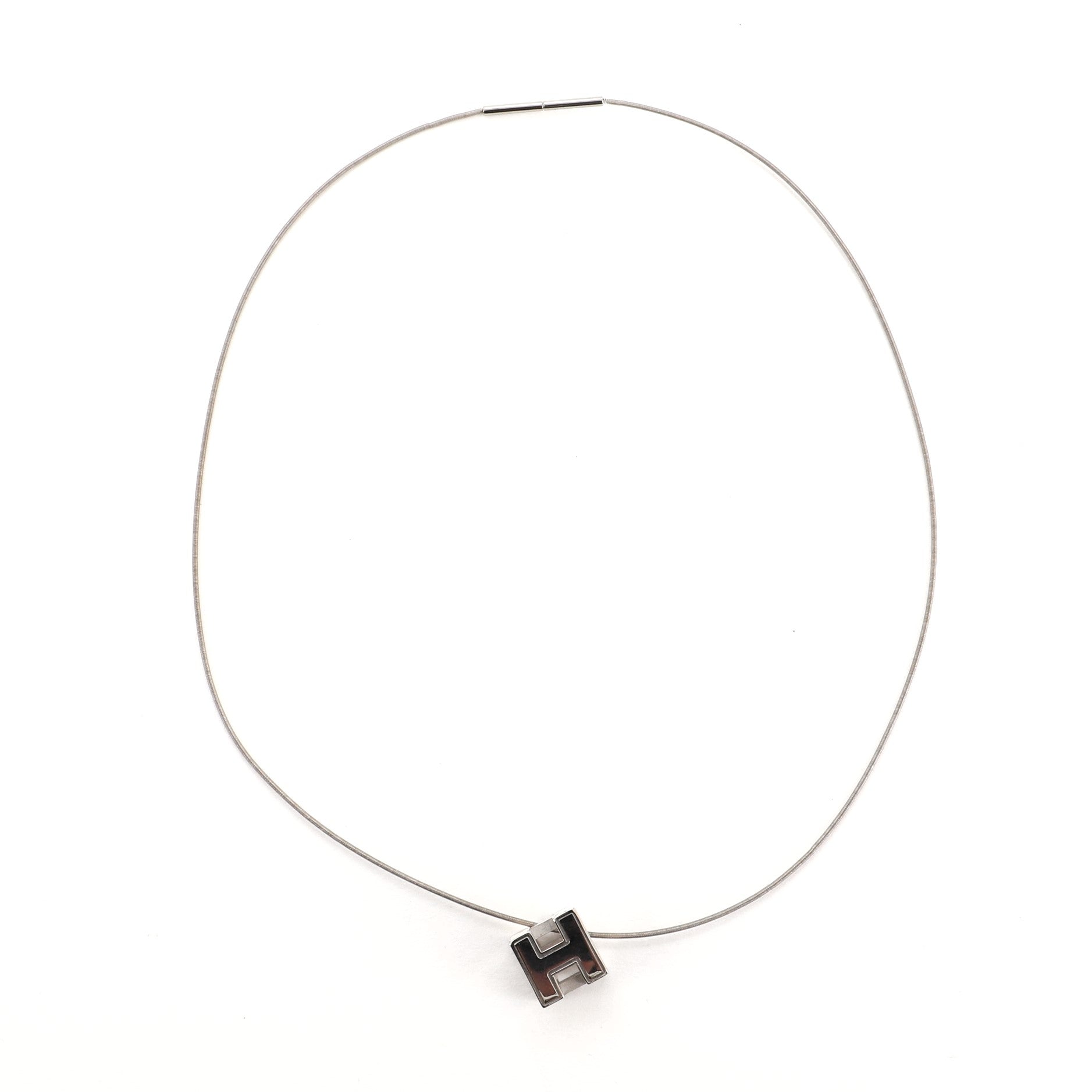 Pop H Necklace Metal and Enamel