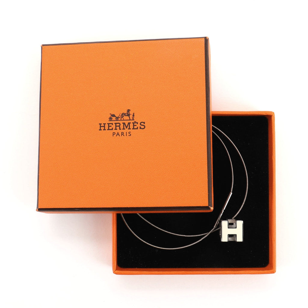 Pop H Necklace Metal and Enamel