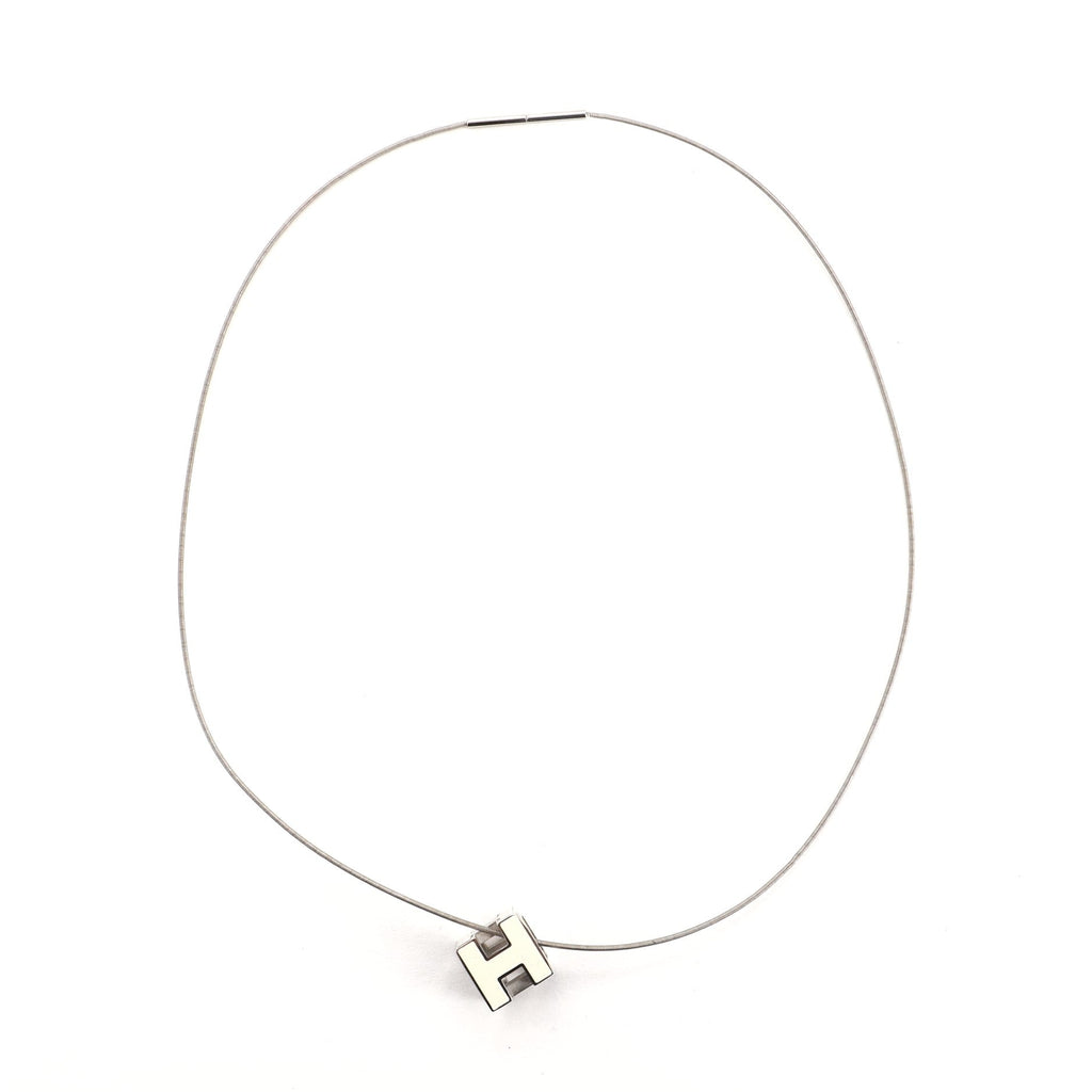 Pop H Necklace Metal and Enamel
