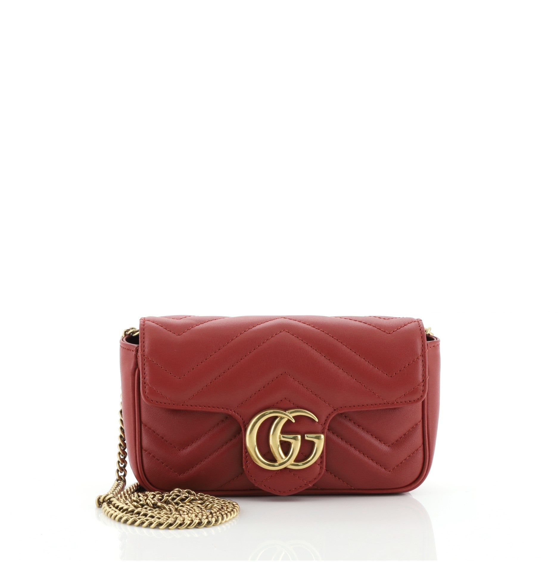 GG Marmont Flap Bag Matelasse Leather Super Mini