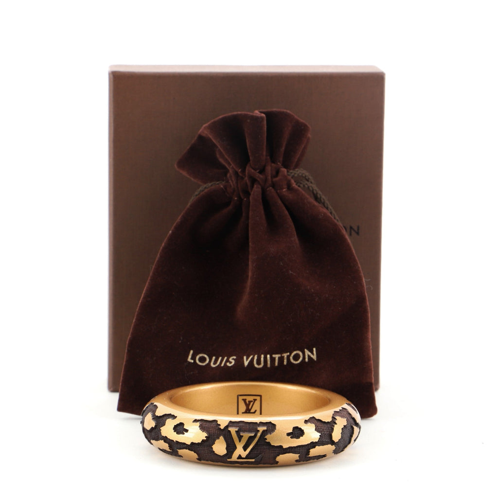 Leo Bangle Monogram Lacquer and Wood PM Bracelet